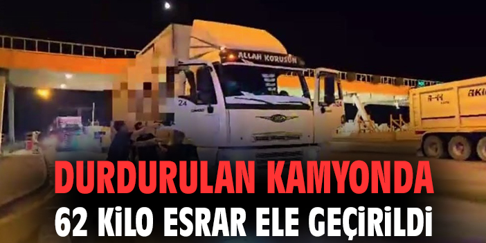 İzmir’e Uyuşturucu Operasyonu: 62 Kilo Esrar Ele Geçirildi