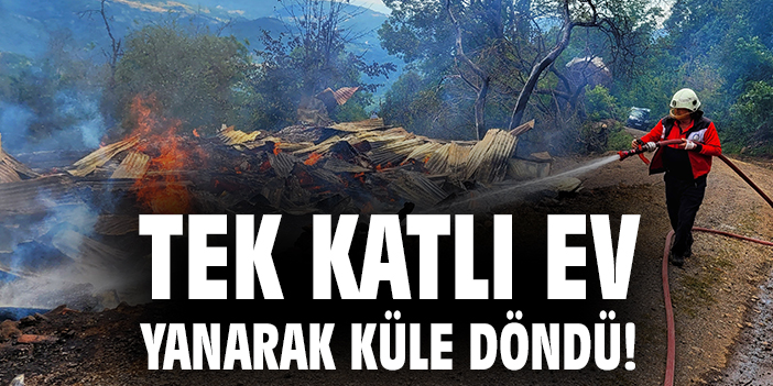 Acı Haber: Akkuş’ta Ev Kül Oldu!