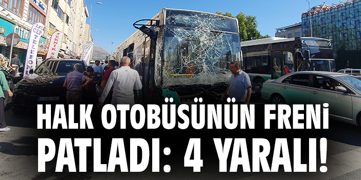 Freni Patlayan Otobüs Kaldırıma Çıktı!