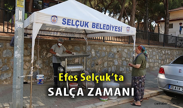 Salça Makinası Belevi’de Başladı!