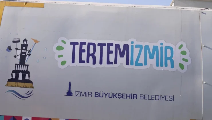 İzmir’de Temizlik Ekibi 841 Personelle Çalışıyor