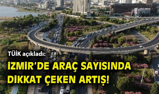 İzmir’de Trafiğe Kayıtlı Taşıt Sayısı 2024 Haziran’da %8,9 Arttı