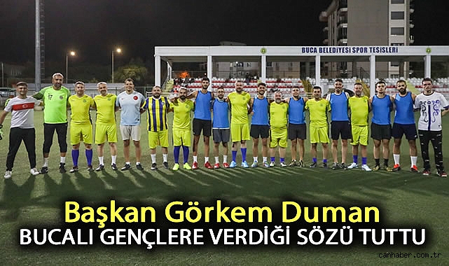 Başkan Duman Futbol Maçında Gençleri Eğlendirdi