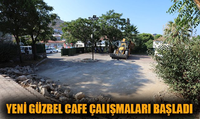 Güzelbahçe Belediye Başkanı Yelki Güzbel Cafe’yi Hizmete Hazırlıyor
