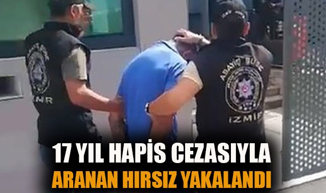 17 Yıllık Hırsızlık Zanlısı İzmir’de Yakalandı
