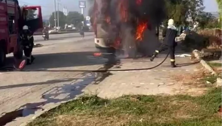 Elazığ FK Takım Otobüsü Yangınını Atlattı!