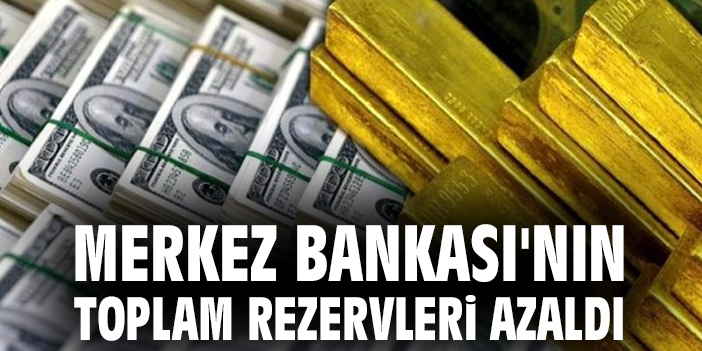 Merkez Bankası Rezervleri 2.6 Milyar Dolar Düştü