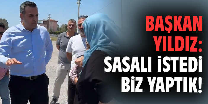Sasalı 29.Sokak’ta Yol Sorununa Son!