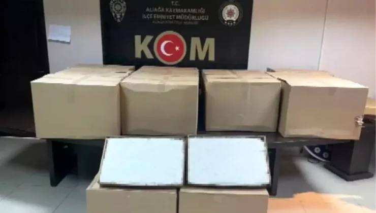 İzmir’de 4 Milyonluk Kaçak Makaron Operasyonu!
