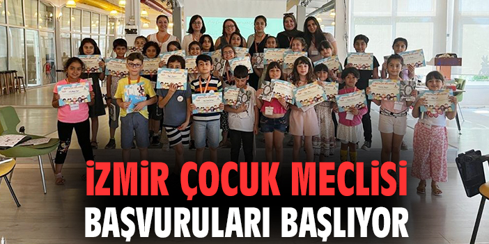 İzmir Çocuk Meclisi başvuruları başladı!