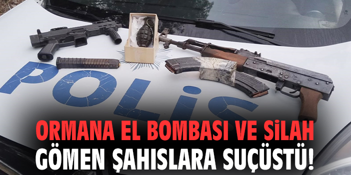 Ormanda Silah ve Bombalı Kazı: İki Tutuklama