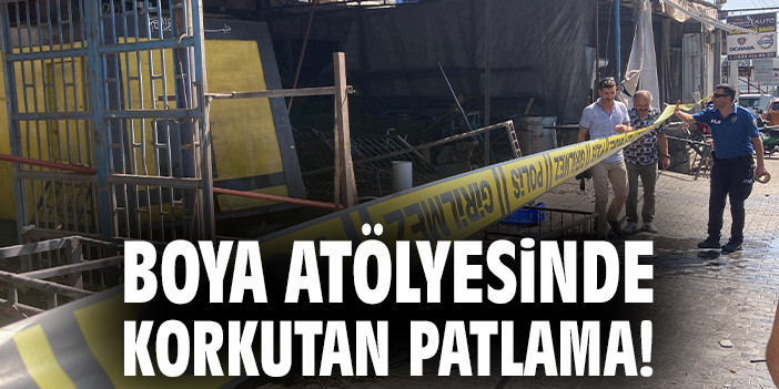 Boya Atölyesinde Patlama: 4 Yaralı!