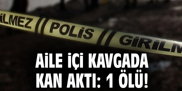 Çınar’da Aile Arbede: 1 Ölü, 1 Yaralı