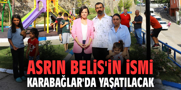 Asrın Belis Ergün Parkı Açıldı: Anısı Yaşatılıyor