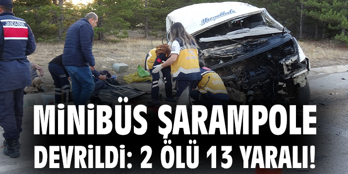 Karaman-Mersin Yolunda Feci Kaza: 2 Ölü, 13 Yaralı
