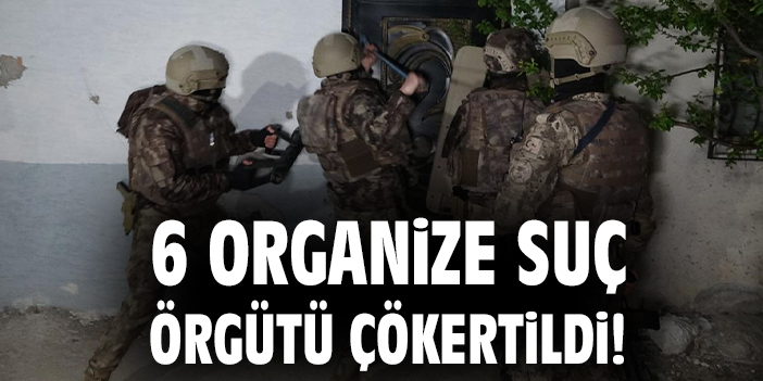 Organize Suç Operasyonunda 91 Tutuklama