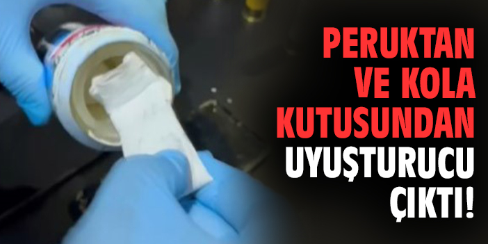 Kadın Perukta Uyuşturucu Saklarken Yakalandı!