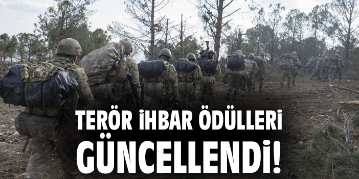 Terör İhbarına Ödül Artışı: 20 Milyon TL!