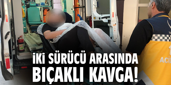 Minibüs Sürücüleri Arasında Bıçaklı Kavga!