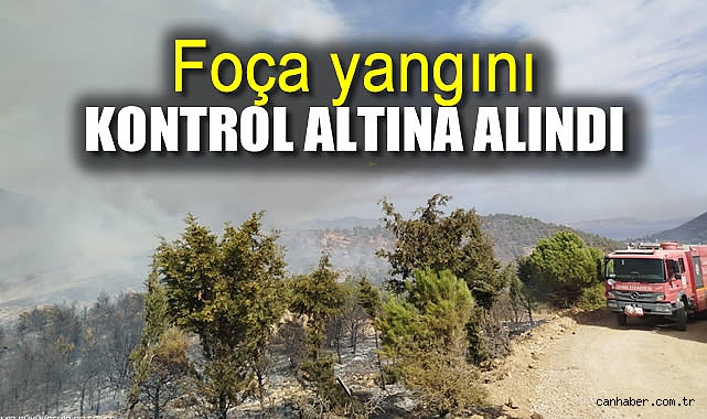 Yeni Foça’da Yangın 7 Saatte Kontrol Altına Alındı