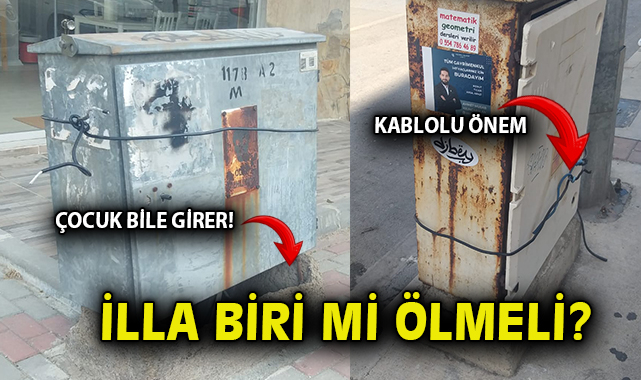 İzmir’de Elektrik Trafolarında Korkutan Görüntüler!