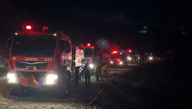 Kemalpaşa’da Orman Yangını Üç Saatte Söndürüldü