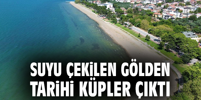 İznik Gölü’nde Tarihi Küp ve Kalıntılar Bulundu!