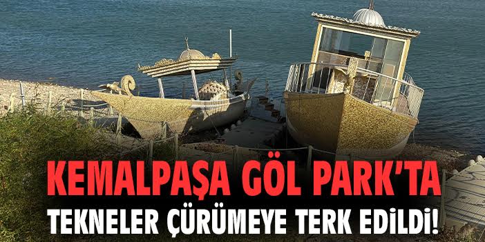 Göl Park’taki Bakımsız Tekneler Tepki Çekiyor!