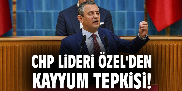Özgür Özel: Kayyumlar Darbe, Söz Bitmek Üzere!