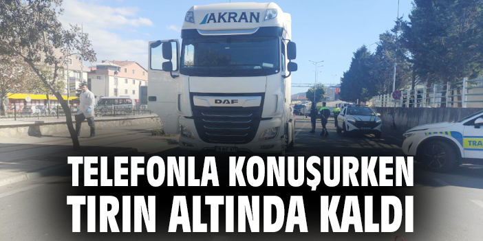 Gemlik’te Tır, Yaya Geçidi Olmadan Çarptı!