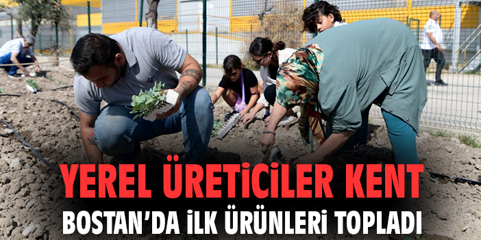 Bornova’nın İlk Kent Bostanı’nda Hasat Zamanı!