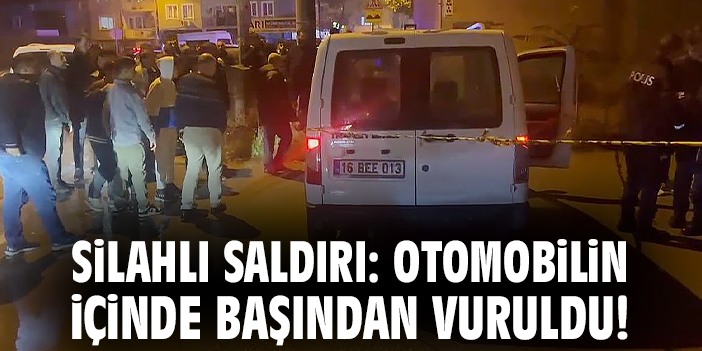 Bursa’da İkisi Lâusses Ateş Açıldı, 1 Yaralı!