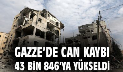 İsrail’in Gazze’deki saldırıları sürüyor: Can kaybı 43 bin!