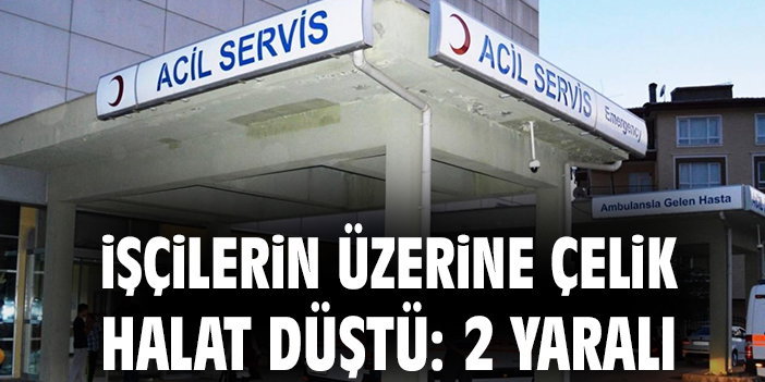 İnşaatta Halat Koptu, İki İşçi Yaralandı!