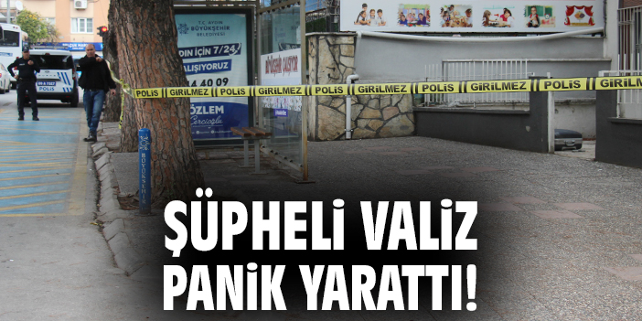 Sahipsiz Valiz Panik Yaratıp Boş Çıktı!