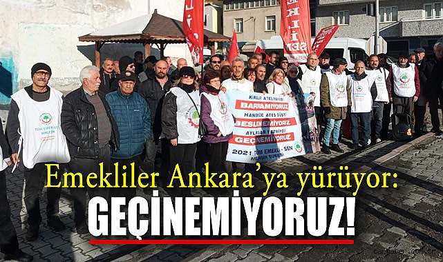 Emekliler Yürüyüşte: Geçim Mücadelesi Devam Ediyor