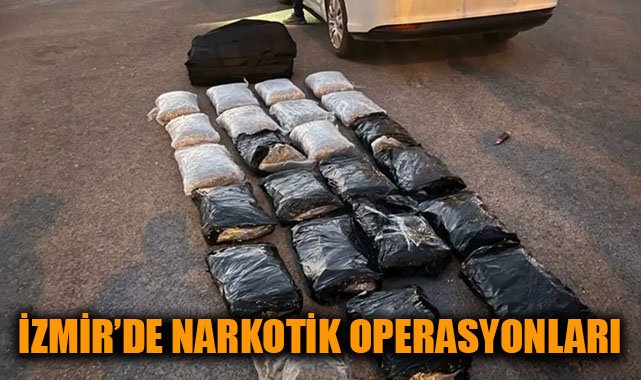 İzmir’de Uyuşturucu Operasyonu: 32 Kilo Ele Geçirildi