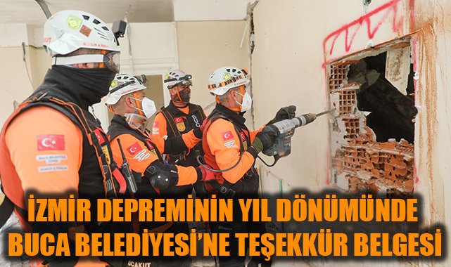 Buca Belediyesi’ne İzmir Valiliği’nden Teşekkür