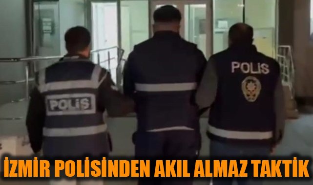 İzmir’de zehir evine çatıdan operasyon!