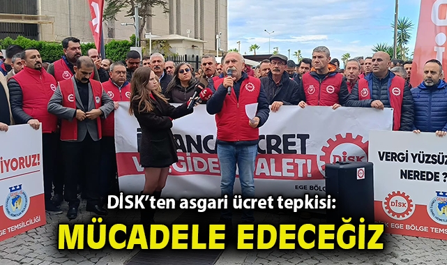 İzmir’de DİSK’ten Vergi Adaleti İçin Eylem!