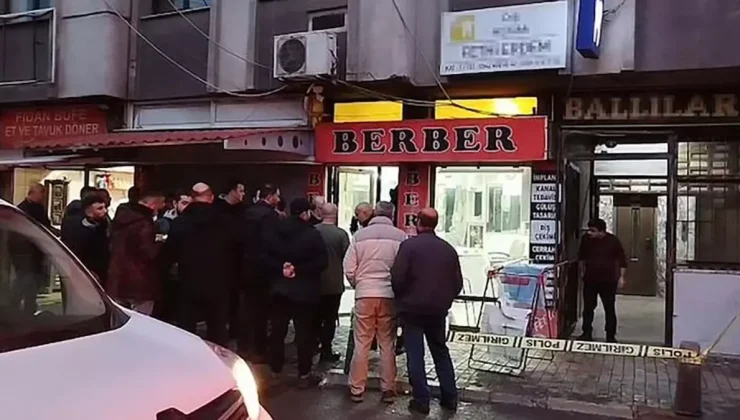 İzmir’de Berber Oğul Tarafından Vuruldu!