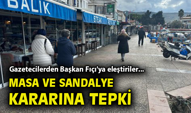 Foça’da Esnaf ve Belediye Arasında Gergin Tartışma!