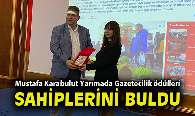 Mustafa Karabulut Ödülleri’nde Basın Emekçileri Onurlandırıldı