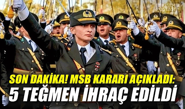 5 Teğmene TSK’dan İhraç Cezası Verildi!