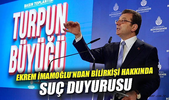 İmamoğlu’ndan Suç Duyurusu: Bilirkişi Krizi!