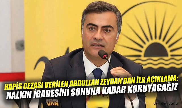 Zeydan: Yargı Kararı Van Halkının İradesine Çökmektir