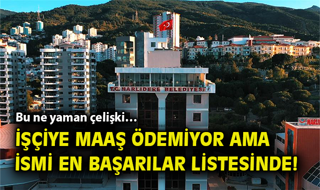 Narlıdere’de İşçiler Maaş Eylemi Yaptı!