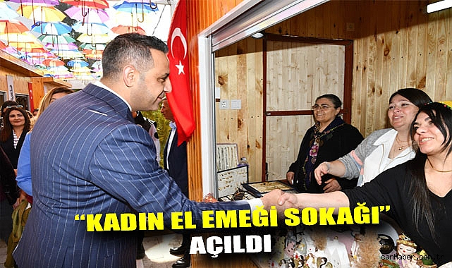 Çiğli’de Kadın Üreticilere Yeni Bir Sokak Açıldı