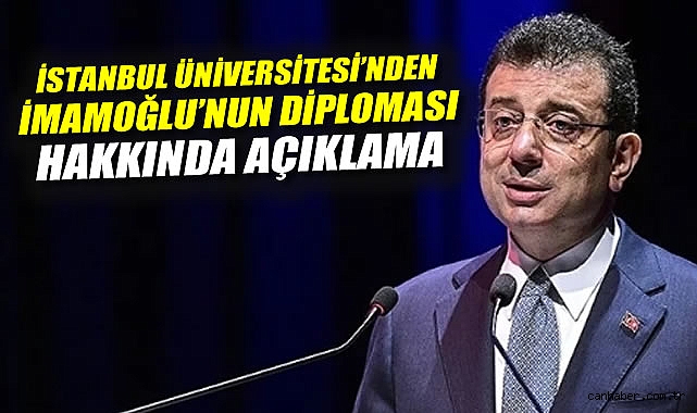 İmamoğlu’nun Diploması İçin Soruşturma Devam Ediyor