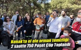 Konak’ta Temizlik Seferberliği: 750 Poşet Atık